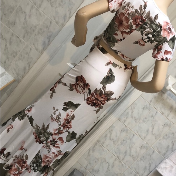 2 PIECE SKIRT & WRAP TOP SET - Picture 9 of 9